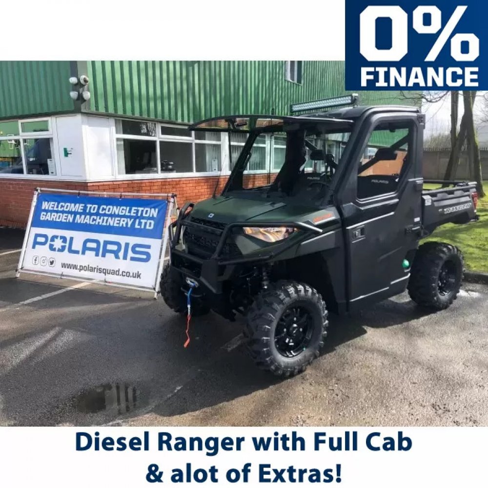 Polaris Ranger Diesel (EU) with Full Cab and Extras (Package Deal)